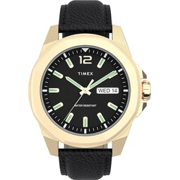 Timex Mens Essex Avenue Day-Date 44mm TW2U82100VQ Quartz Watch