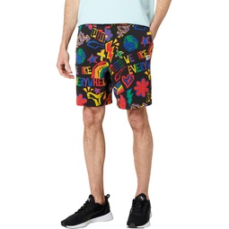 Mens PUMA Downtown Pride All Over Print 8 Shorts