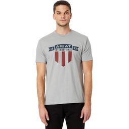 Mens Ariat USA Banner Shield Short Sleeve T-Shirt