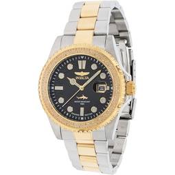 Invicta Mens Pro Diver 43mm Stainless Steel Quartz Watch, Two Tone (Model: 37972)