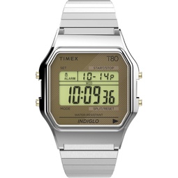 Timex T80 34mm Perfect Fit TW2V19100YB Quartz Watch