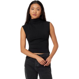 Womens Madewell Funnel Neck Muscle Tee