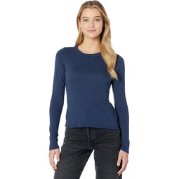 LAmade Grand Central Mitered Back Long Sleeve Tee