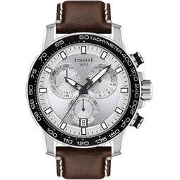 Tissot mens Supersport Stainless Steel Casual Watch Brown T1256171603100