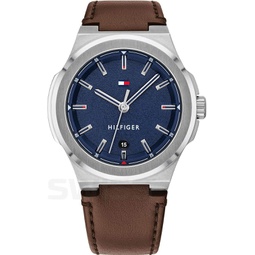 Tommy Hilfiger Mens Analogue Quartz Watch with Leather Strap 1791645