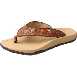 Twisted X Womens Tooled Studded Sandals - Wsd0033