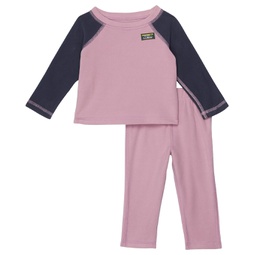 LLBean Fitness Fleece Long Sleeve Tee/Pants Set Color-Block (Infant)