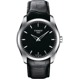 Tissot Mens T0354461605100 Couturier Analog Display Swiss Quartz Black Watch