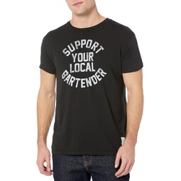 The Original Retro Brand Support Your Local Bartender Vintage Cotton Tee