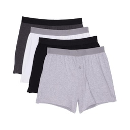 PACT Knit Boxers 4-Pack