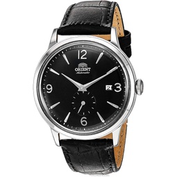Orient Mens Bambino Small Seconds Japanese-Automatic Watch with Leather Strap, 21 mm