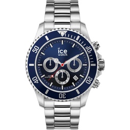 ICE-Watch Mens Quartz Watch with Stainless Steel Strap, Silver, 21 (Model: 017672)