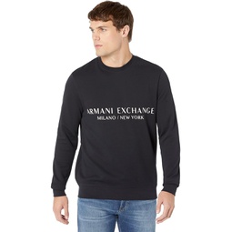 Mens Armani Exchange Milano/New York Logo Sweatshirt