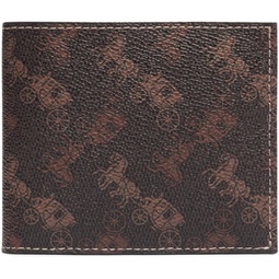 Coach Refined Double Billfold in Horse and Carriage Coated Canvas Truffle One Size