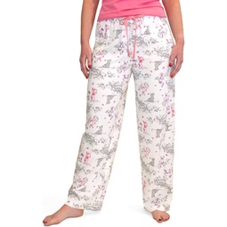 Womens HUE Printed Knit Long Pajama Sleep Pant