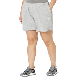 Womens adidas Originals Plus Size Essentials Fleece Shorts