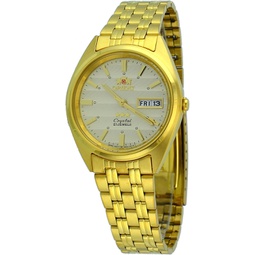 Orient #FAB00008C Mens 3 Star Standard Gold Tone Champagne Dial Automatic Watch