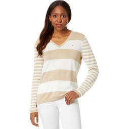 Womens Tommy Hilfiger Mixed Stripe Ivy Sweater