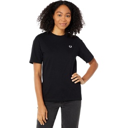 Womens Fred Perry Crew Neck T-Shirt