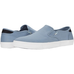 TOMS - Mens Baja Slip-On Shoes, Size: 8.5 D(M) US, Color: Citadel Blue Canvas