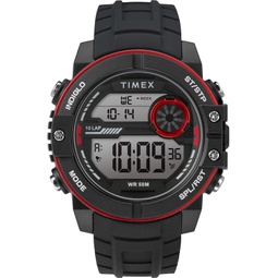 Timex Mens DGTL Sphere 45 mm Chrono Silicone Strap Watch