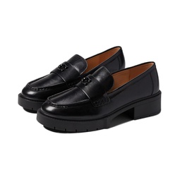 Womens COACH Leah Leather Loafer