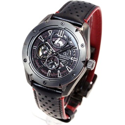 Orientstar RK-AV0A03B Mens Automatic Watch, Avant-Garde Skeleton, Sports, Black Wristwatch Shipped from Japan