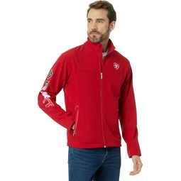 Mens Ariat New Team Softshell Mexico Water-Resistant Jacket