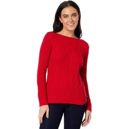 Tommy Hilfiger Cate Cable Boatneck Sweater