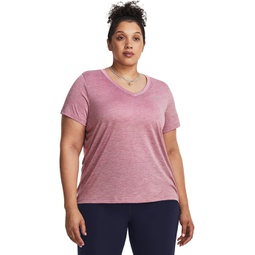 Under Armour Plus Size Tech Solid Short Sleeve V-Neck