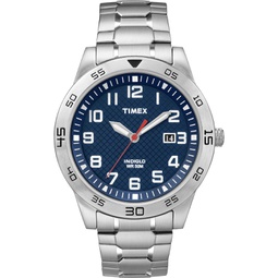 Timex TW2P61500 Mens Fieldstone Way Silver Steel Bracelet Watch