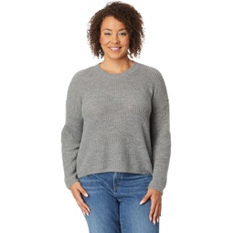 Womens Madewell Plus Ribbed Crewneck Sweater
