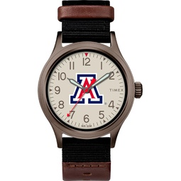 Timex Tribute Mens Collegiate Pride 40mm Watch - Arizona Wildcats with Black Fastwrap Strap