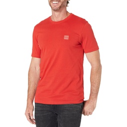 BOSS Tonal Woven Patch Logo Jersey T-Shirt