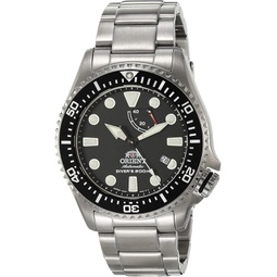 Orient Mens Neptune Japanese Automatic Diving Watch with Stainless Steel Strap, Silver, 22 (Model: RA-EL0001B)