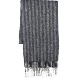 Dahlia Mens Winter Scarf - Wool Blend - Warm and Soft, Various Design and Color