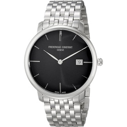 Frederique Constant Mens FC306G4S6B2 Slim Line Automatic Stainless Steel Bracelet Watch
