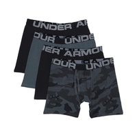 Under Armour Kids 4-Pack Camo Cotton Boxer Set (Big Kids)