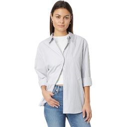 Womens Madewell With-a-Twist Shirt in Signature Poplin