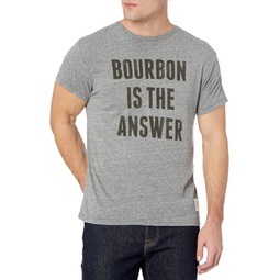 The Original Retro Brand Bourbon Is The Answer Tri-Blend Short Sleeve Tee