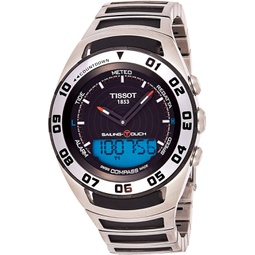 Tissot Mens Sailing Touch Black Dial Stainless Steel/Rubber Multifunction Watch T056.420.21.051.00