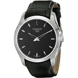 Tissot Mens T0354461605100 Analog Display Swiss Quartz Black Watch