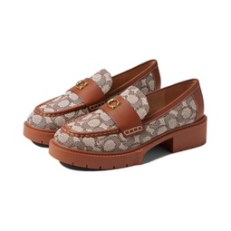 COACH Leah Textured Jacquard Loafer