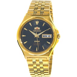 Orient TriStar Mens Classical Automatic Black Dial Gold Watch AB02001B (FAB02001B)