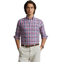 Mens Polo Ralph Lauren Classic Fit Plaid Performance Long Sleeve Shirt