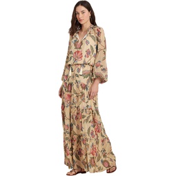 Womens LAUREN Ralph Lauren Petite Floral Crinkle Georgette Tiered Dress