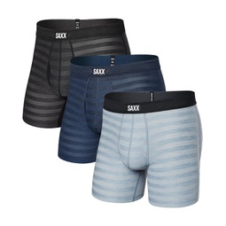 SAXX UNDERWEAR Droptemp Cooling Mesh Boxer Brief Fly 3-Pack
