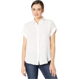Womens LAUREN Ralph Lauren Linen Dolman-Sleeve Shirt