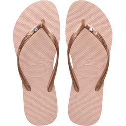 Womens Havaianas Slim Crystal SW II Flip Flop Sandal