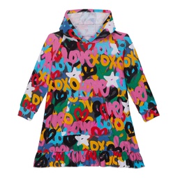 Chaser Kids Love Graffiti Hooded Dress (Toddler/Little Kids)